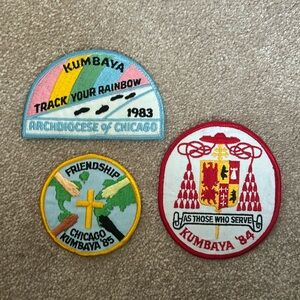 Vintage Scouting Kumbaya Chicago Patches 80’s